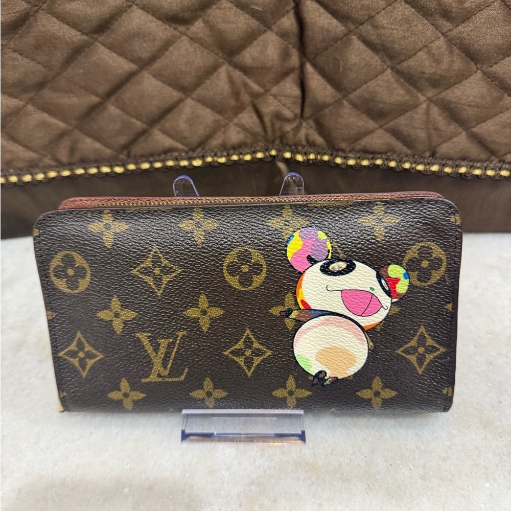 Louis Vuitton Monogram Canvas Panda Porte Monnaie Zip Wallet - Picture 3 of 16